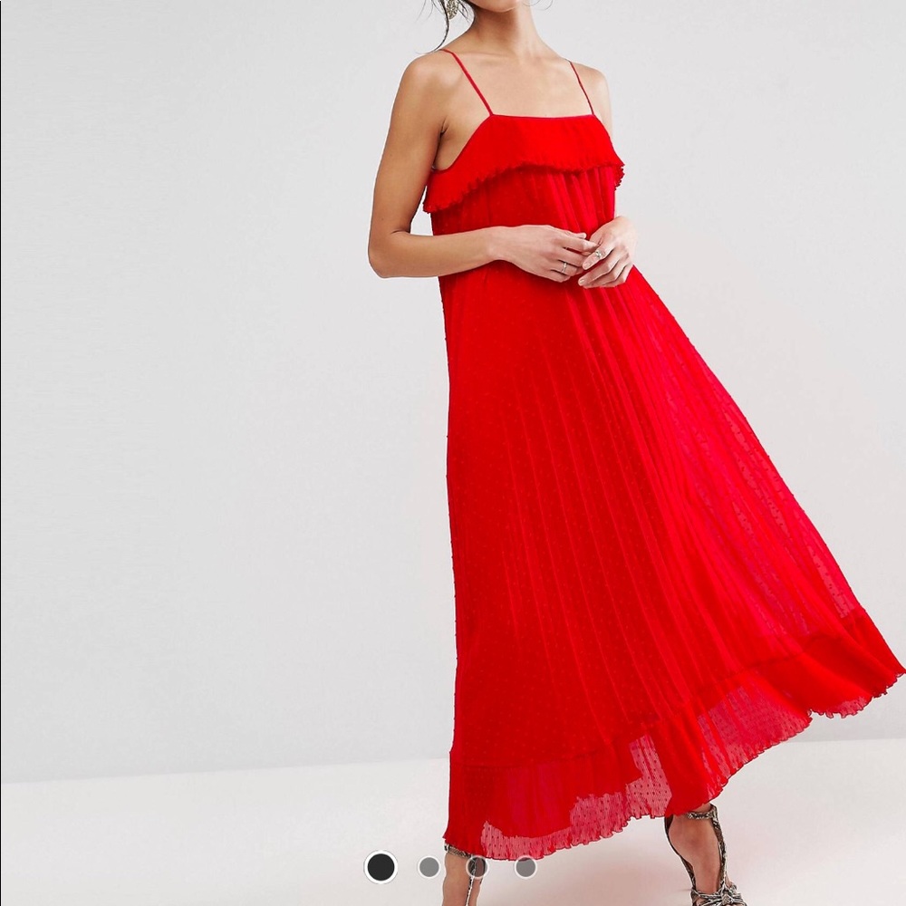 ASOS Red Maxi Dress